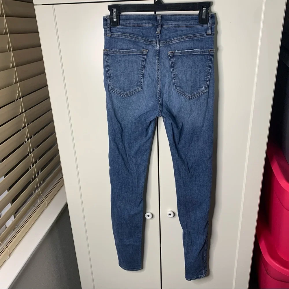 Topshop Moto Jamie Distressed Skinny Jeans